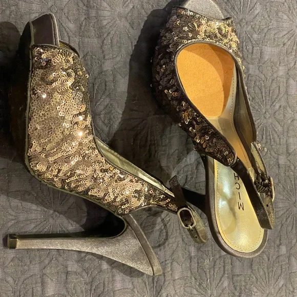 Michael Antonio Sequined Heels - Picture 5 of 6